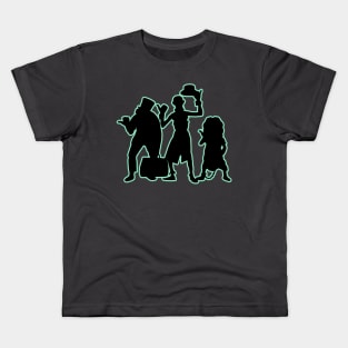 Hitchhiking Ghosts Glowing Silhouette Kids T-Shirt